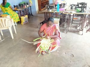 Gandhi Madhi Palm Leaf beneficiary